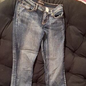 Classic Blue Straight Leg Jeans by Fabulosity